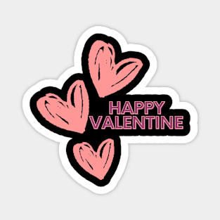 happy valentine Magnet