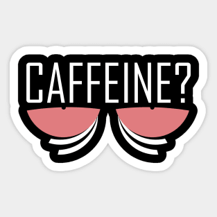 Starbucks Caffeine Queen Coffee Sticker, Funny Sticker