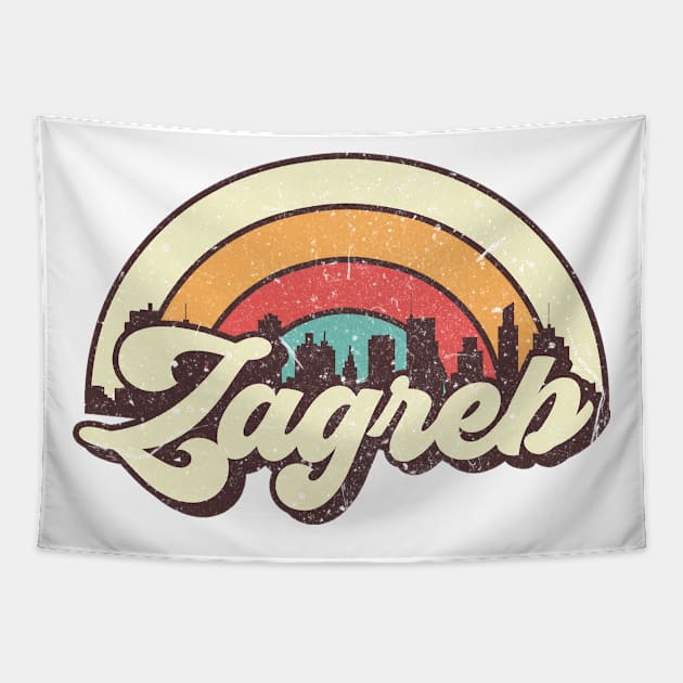 Zagreb travel gifts Tapestry by SerenityByAlex