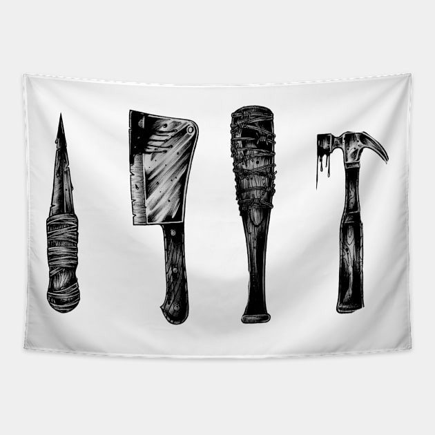 Tools Of Passion Tapestry by Scottconnick