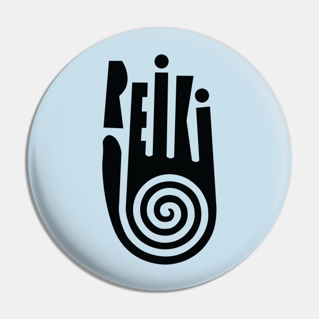 Reiki Hand Pin by swazzmore