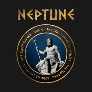 Neptune Ancient Roman Sea God Symbol T-Shirt