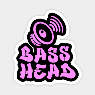 Bass Head - Pink Magnet