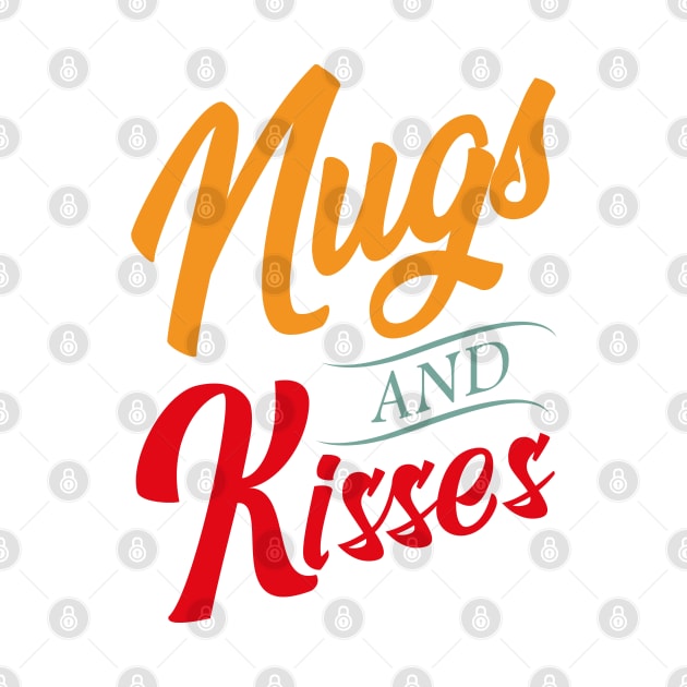 Nugs And Kisses, Funny, Vintage, Retro, Gift, Birthday by Kouka25