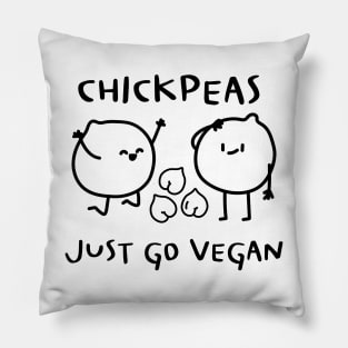 Chickpeas Funny Bitch Please Going Vegan Pun Pillow