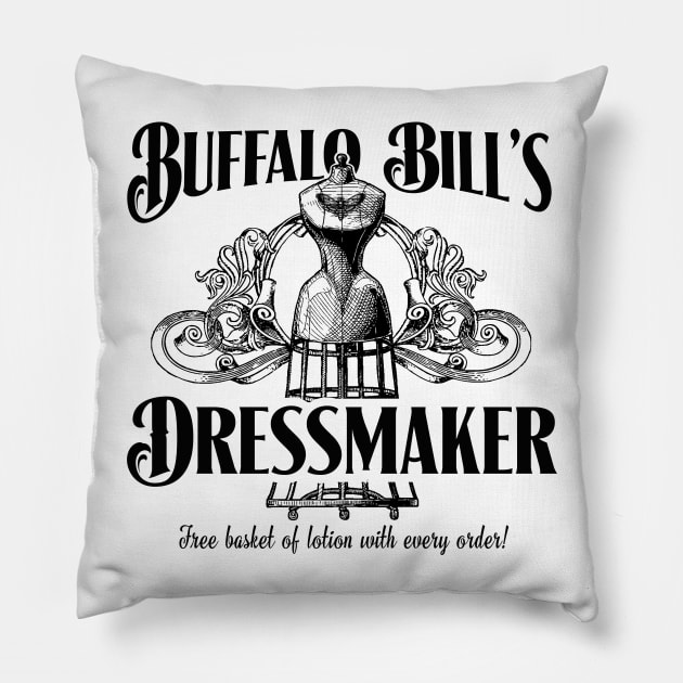 Buffalo Bill Dressmaker Pillow by MikesTeez