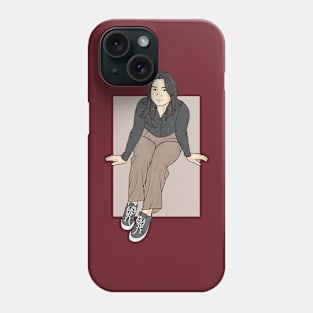 Beautiful Smiling Girl Rain Collection Phone Case