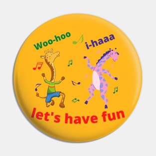 Let's Have Fun With Giraffes And Music. Let The Fun Begin Pin