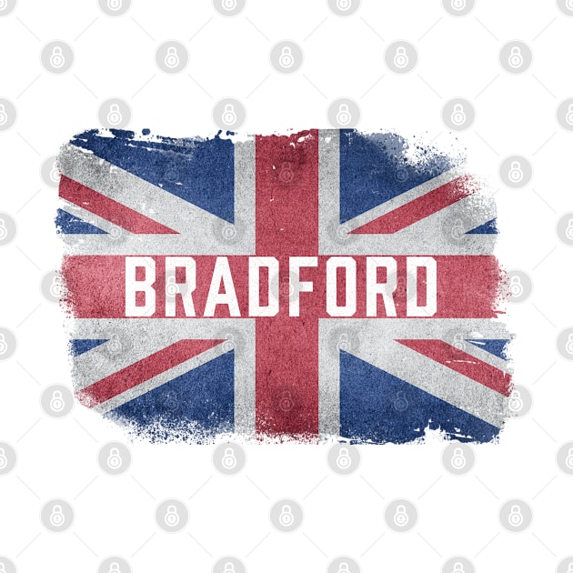 Bradford Yorkshire | British United Kingdom Flag Vintage UK Proud Souvenir by Rixta Tees