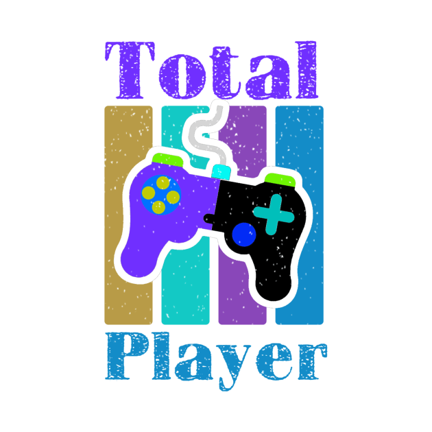 Total Player Gamer Design by AlondraHanley