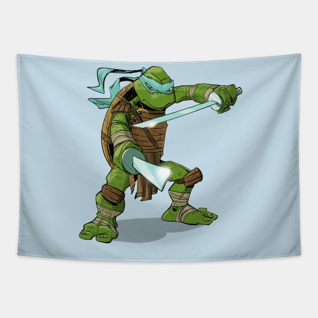 TMNT Leonardo Tapestry by markodjeska