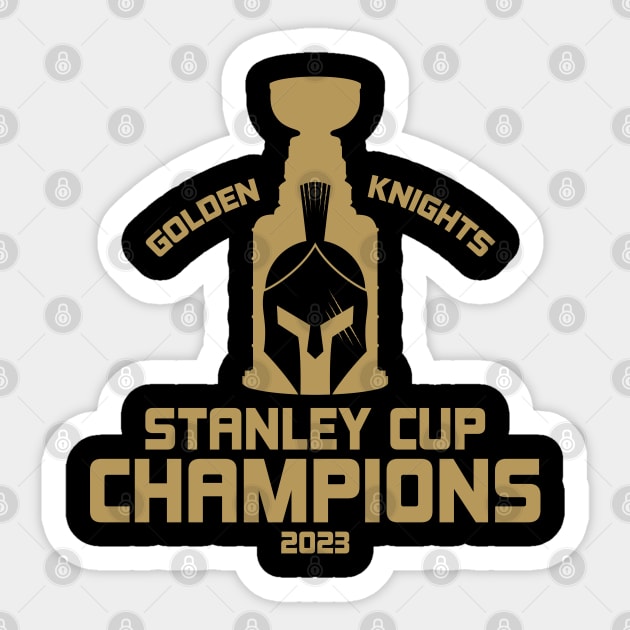 Vegas Golden Knights 2023 Stanley Cup Champions Decal / Sticker, vinyl  sticker