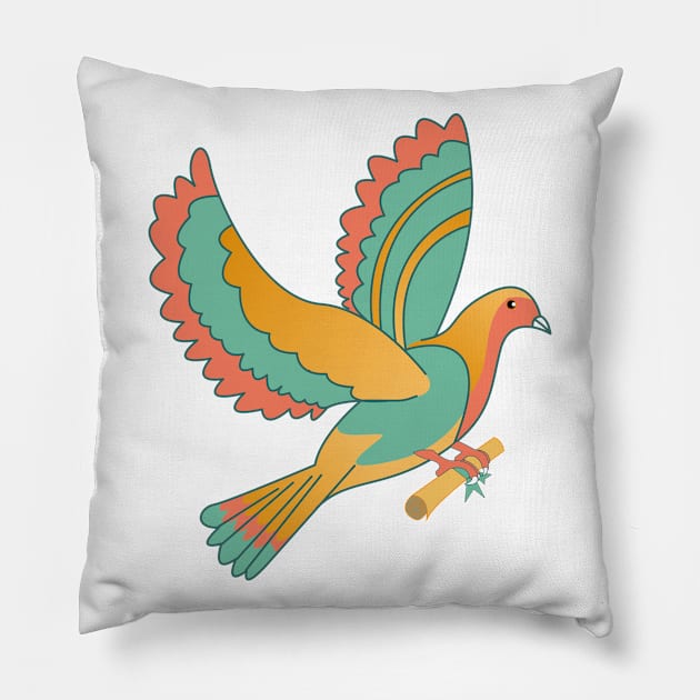 Pidgin Vintage Color Design Pillow by SNstore