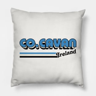County Cavan / Retro Style Irish County Design Pillow