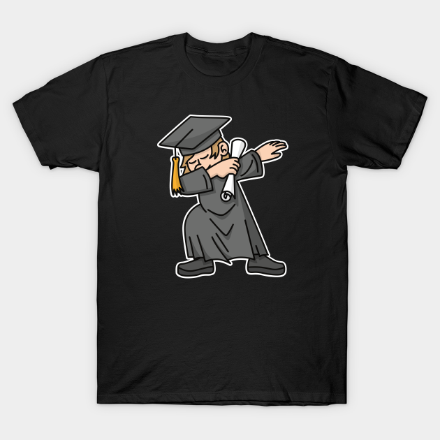 Download Boy student dab dabbing graduation school - Graduation - T-Shirt | TeePublic