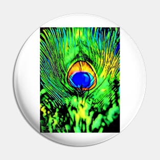 Eye Of The Peacock - Graphic 1 Pin