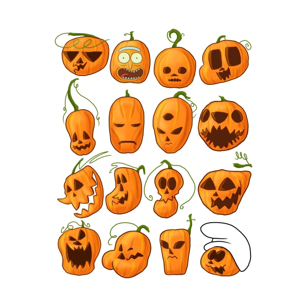 Pumpkins by DinoTomic