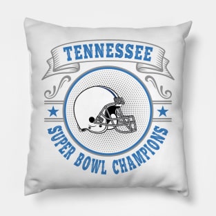 Tennessee Super Bowl Champions Pillow