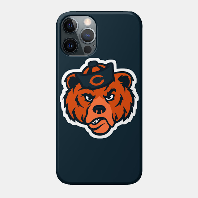 Vintage Style Bears Mascot - Chicago Bears - Phone Case