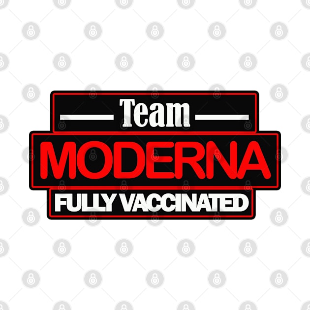 Moderna fully vaccinated design by Redroomedia