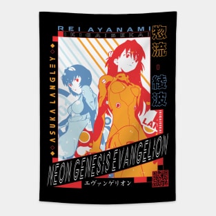 Asuka Langley - Rei Ayanami | IKIGAISEKAI V2 Tapestry