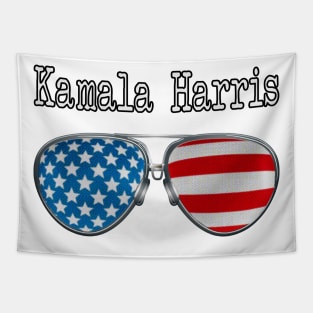 AMERICA PILOT GLASSES KAMALA HARRIS Tapestry