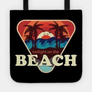 twilight on the beach Tote