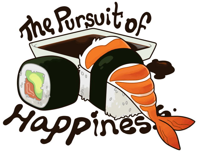 Sushi Pursuit Kids T-Shirt by imprintinginc