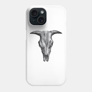 Livestock Cow Skull Head Picture Phone Case