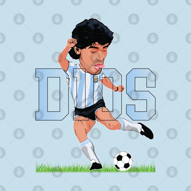 D10S Diego Maradona by portraiteam