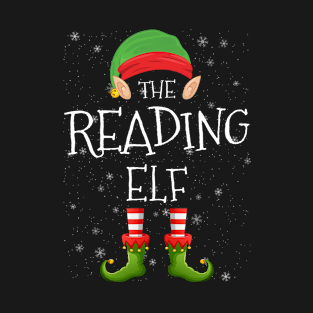 Reading Elf Family Matching Christmas Group Funny Pajama Xmas T-Shirt