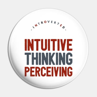 INTP Introverted Intuitive Thinking Perceiving Pin