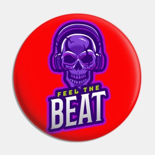 Feel The Beat Pin