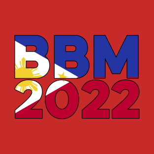 Philippine Flag Red BBM Sara 2022 Graphic Bong Marcos Merch Men Women T-Shirt