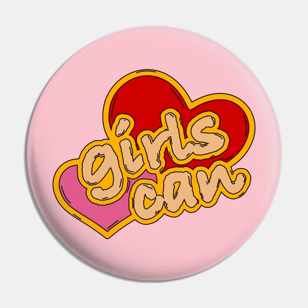 Girls Can Pin by Utopia Shop