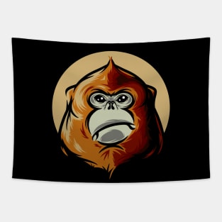 Golden Snub Nosed Monkey Tapestry