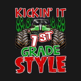 Kickin it 1st Grade Back to School Teacher T-Shirt