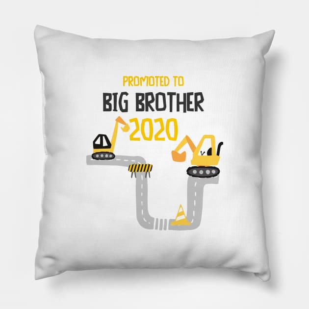 Promoted to Big Brother 2020 Excavator Bagger Pillow by alpmedia