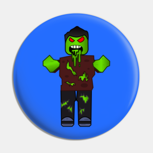 Roblox Merch Pins And Buttons Teepublic - zombie with chain saw roblox