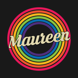 Maureen - Retro Rainbow Style T-Shirt