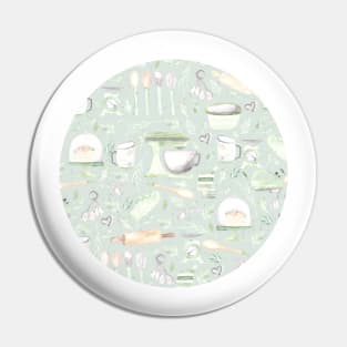 Baking Pattern | Mint Green | Texture Pin