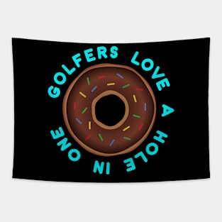 Golfers like a hole in one Tapestry