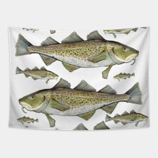 Cod fish Tapestry