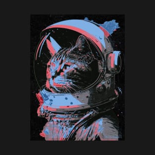 Space Art - Astronaut Cat T-Shirt