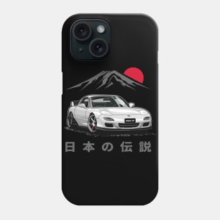 JDM Tuner RX-7 (Sunbeam Silver) Phone Case