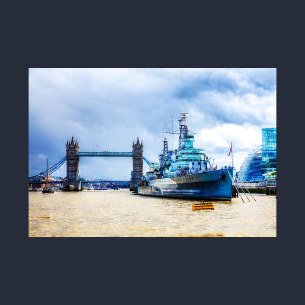 HMS Belfast And Tower bridge, London by tommysphotos