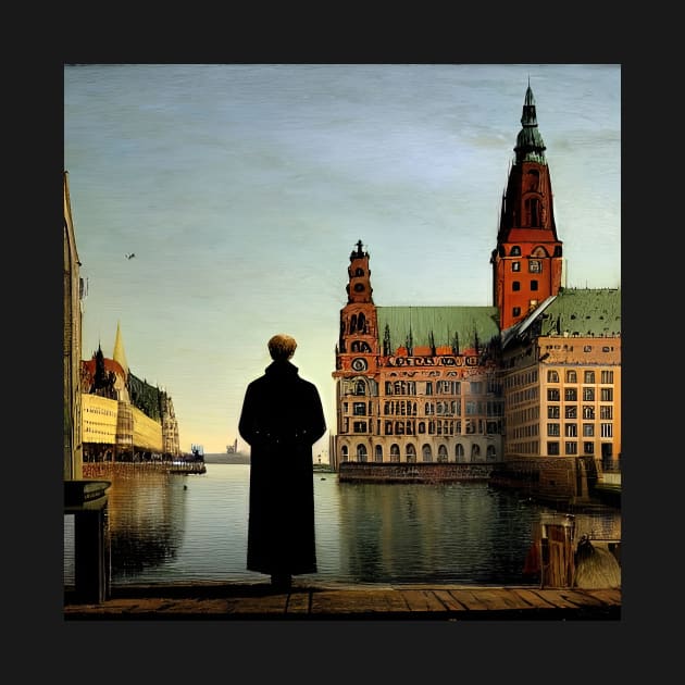 Hamburg in Caspar David Friedrich Style by Crestern