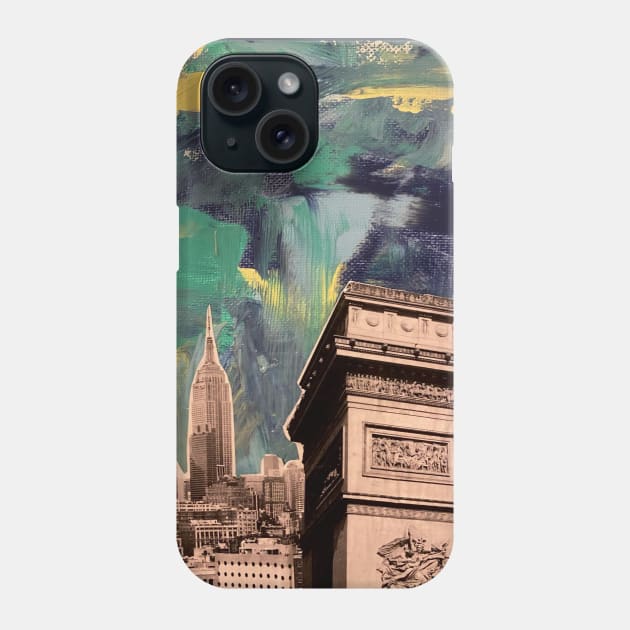 New York City Skyline Art Phone Case by courtneylgraben