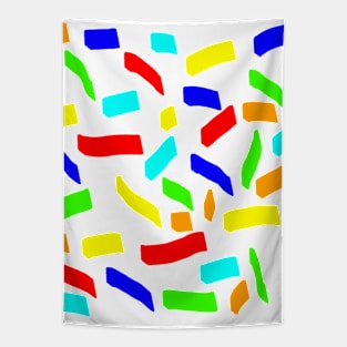 Colourful random sizes lines Tapestry