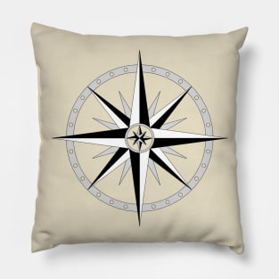 Marina compass Pillow